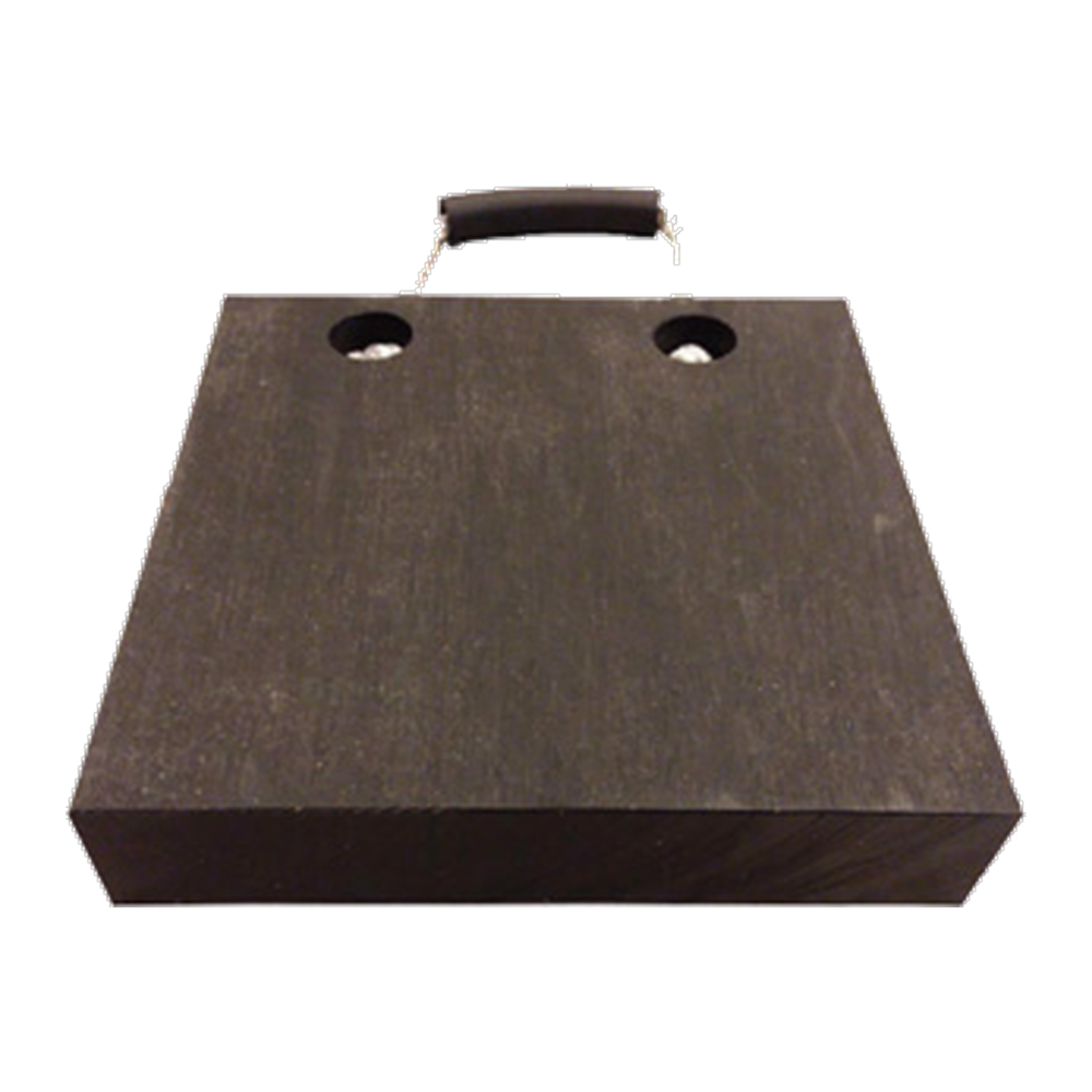Turtle Plastics Jack Pad - Composite Load Spreading Base, 2 x 10 x 10 inch