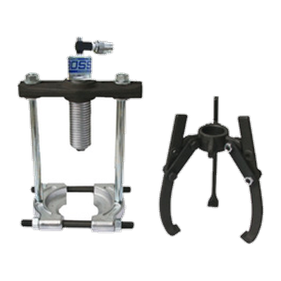 BOSS Hydraulic Puller Kit with Hand Pump and Bearing Puller - 4 to 12 Tonne