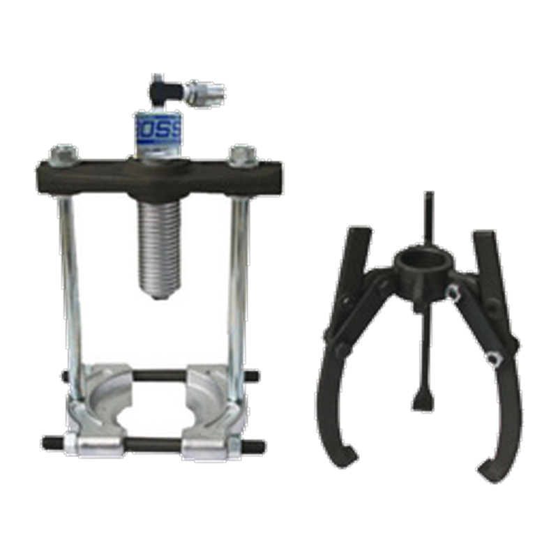 BOSS Hydraulic Puller Kit with Hand Pump and Bearing Puller - 4 to 12 Tonne