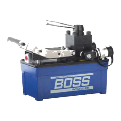 BOSS PAD Foot Control Air Hydraulic Pump - Double Acting, 10,000 PSI, 1,600 to 8,000 cc Reservoir
