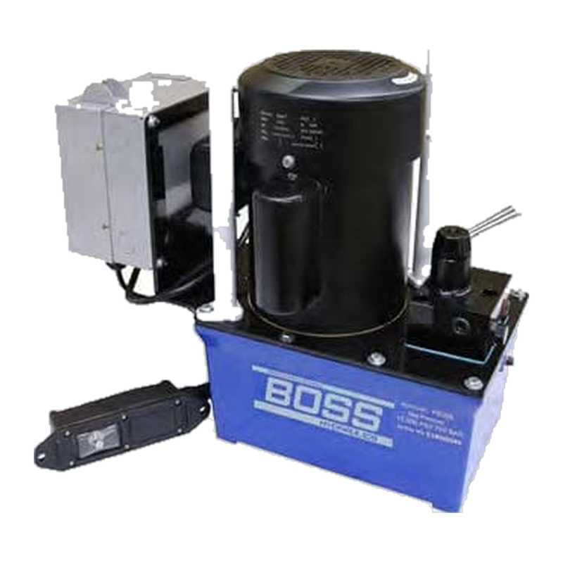 BOSS PED026 Series Electric Hydraulic Pump - Double Acting, 10,000 PSI, 3,000 or 8,000 cc Reservoir BOSS PED026 Series Electric Hydraulic Pump - Double Acting, 10,000 PSI, 3,000 or 8,000 cc Reservoir