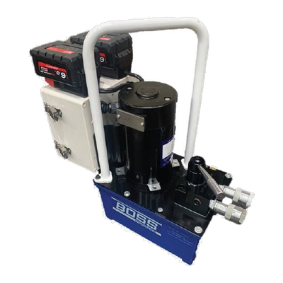 BOSS PBD028 Series Cordless Battery Hydraulic Pump - Double Acting, 10,000 PSI, 3,000 or 8,000 cc Reservoir