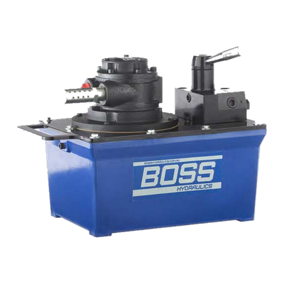 BOSS PA028 High Flow Air Hydraulic Pump - Single Acting, 10,000 PSI, 3,000 or 8,000 cc Reservoir