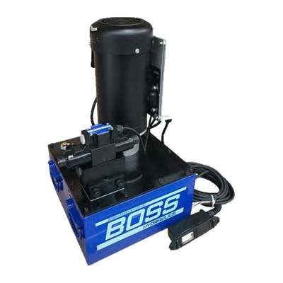 BOSS PE090 and PE180 Series Electric Hydraulic Pump - Single Acting, 10,000 PSI, 20,000 cc Reservoir