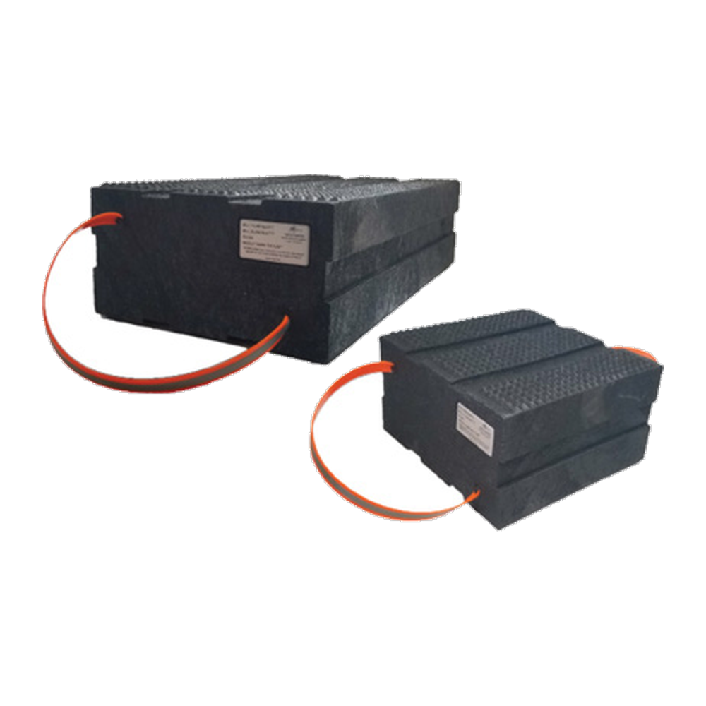 Turtle Plastics Cribbing Slab - Composite Load Support Block, 55 and 111 Tonne