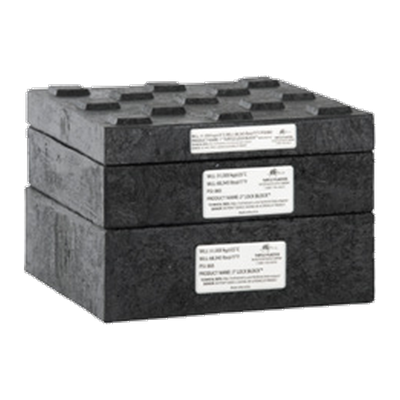 Turtle Plastics Lock Block - Composite Stacking Block, 31 Tonne, 1 to 3 inch