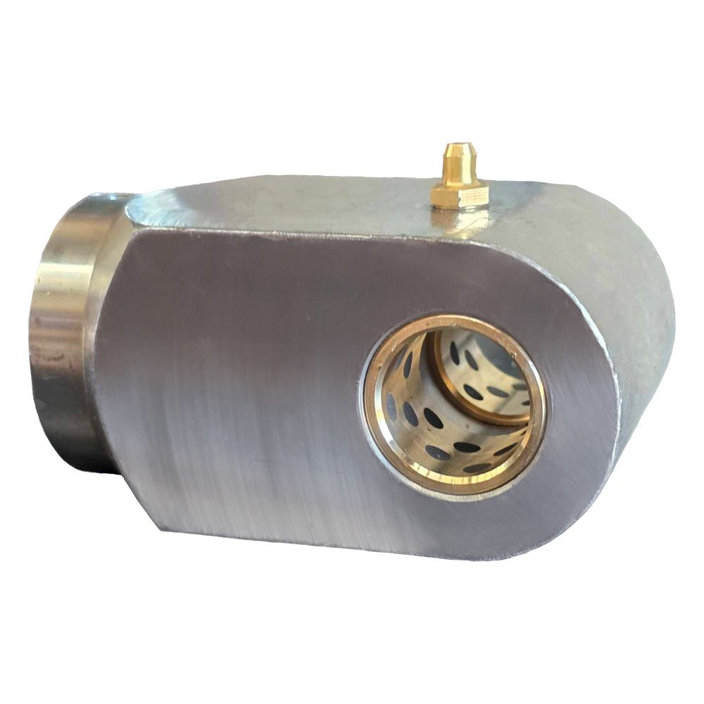 Male rod clevis with bronze bushes and grease nipple