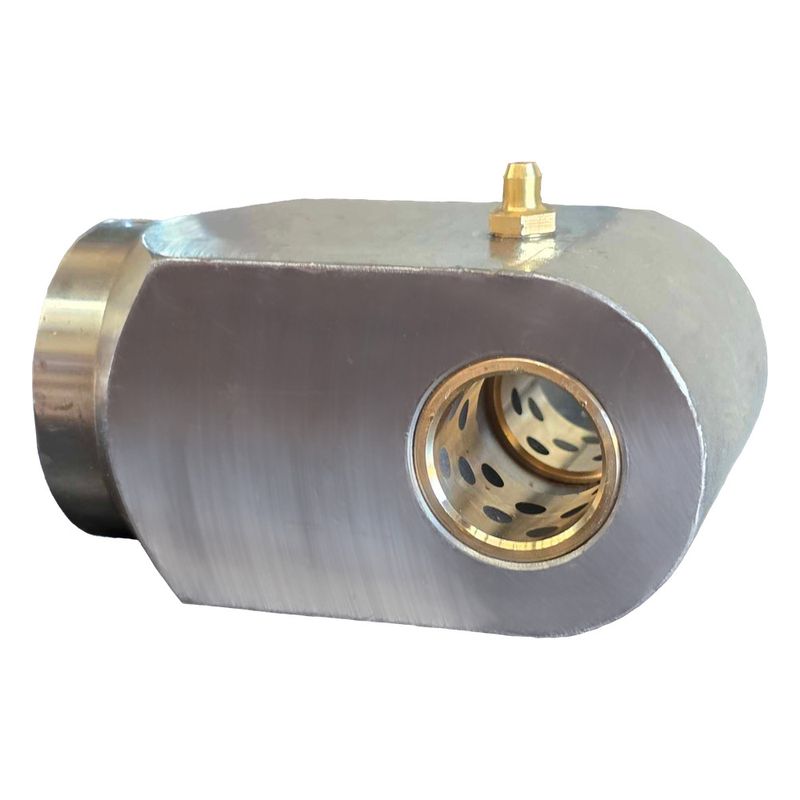 Male rod clevis with bronze bushes and grease nipple
