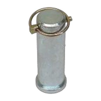Zinc plated clevis pin with lynch clip