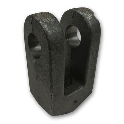 Tuff SG iron female clevis 1-1/4 inch UNF with 1 inch pin bore