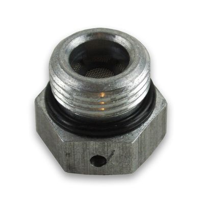 Aluminium cylinder breather with brass mesh filter
