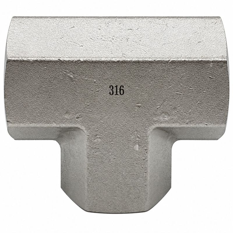 316 Stainless Steel BSP Tapered Female Tee
