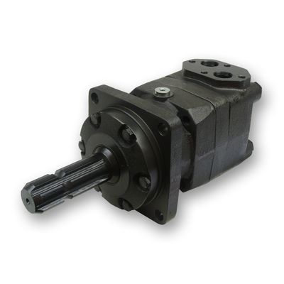 M+S MT Series Disc Valve Hydraulic Motor 160cc to 725cc - Square 4-Bolt Mount - 40mm Keyed Shaft M+S MT series disc valve orbital hydraulic motor