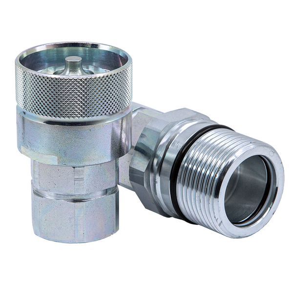 316 Stainless Steel Screw-Together Poppet Hydraulic Couplers ISO 14541 VD - BSPP - 1/4 to 1 Inch 316 Stainless Steel Screw-Together Poppet Hydraulic Couplers ISO 14541 VD - BSPP - 1/4 to 1 Inch