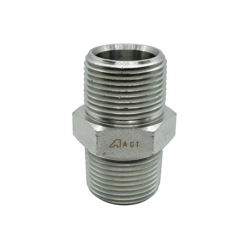 BSPT tapered Male x BSPT tapered Male Straight Nipple