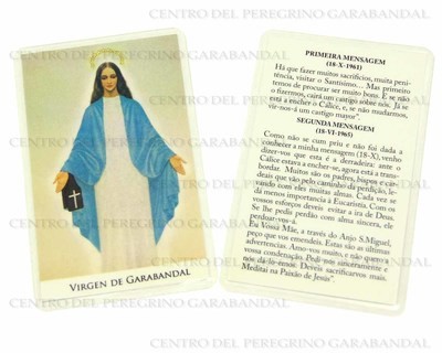 Estampa Virgen Garabandal Encapsulada