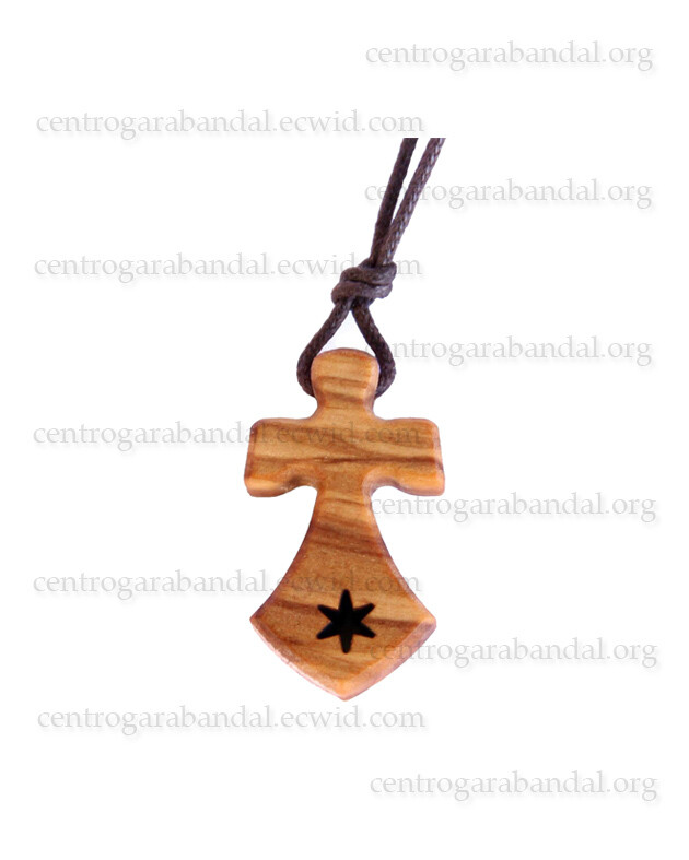 Cross of Mt Carmel with cord