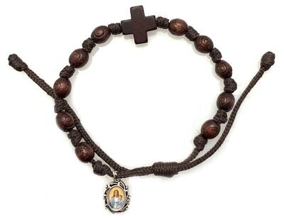 Pulsera Decena Madera