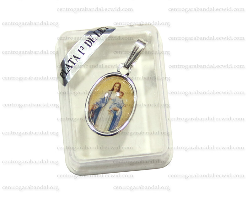 Medalla Plata Ovalada