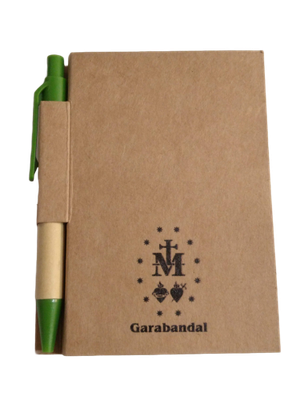 Libreta con bolígrafo