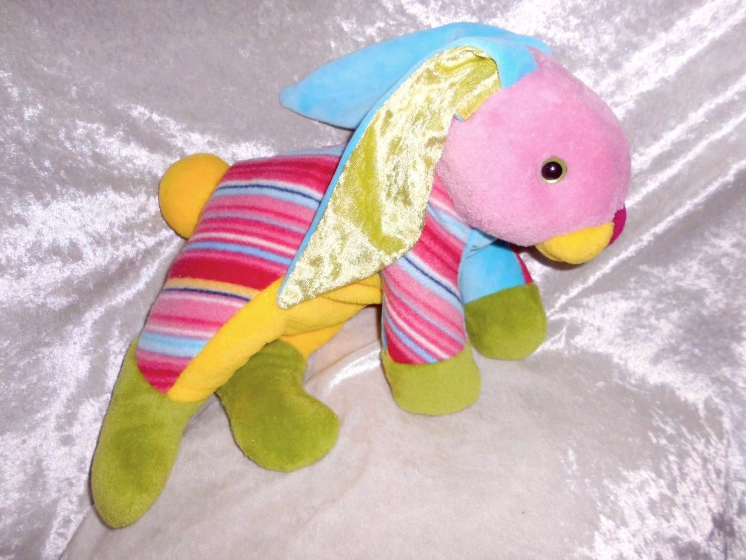 rainbow stuffed bunny