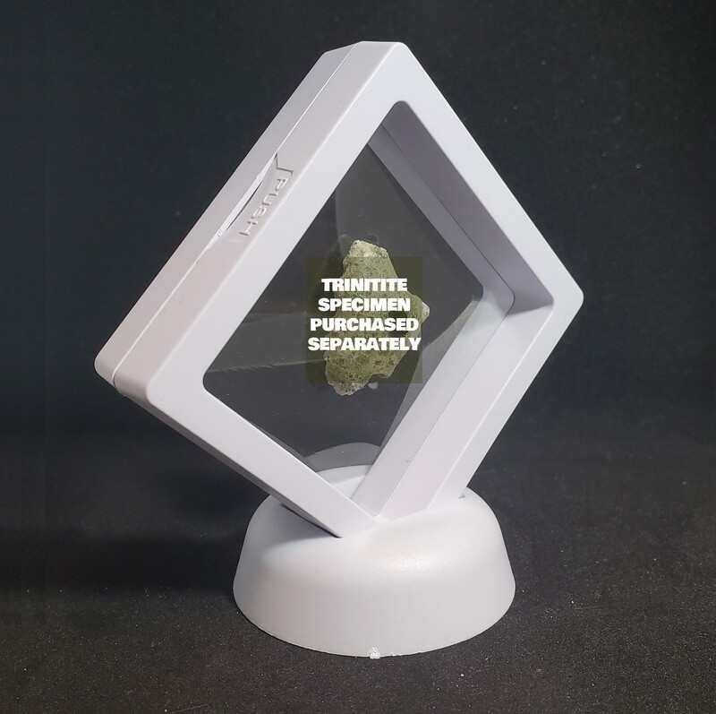 White 3D Floating Frame w/ stand*
