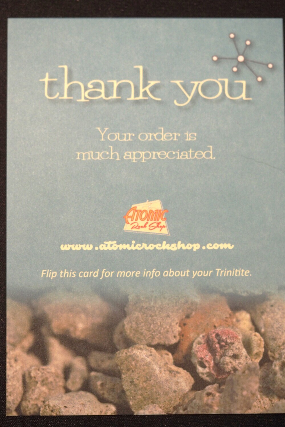 Extra History / Thank You Card