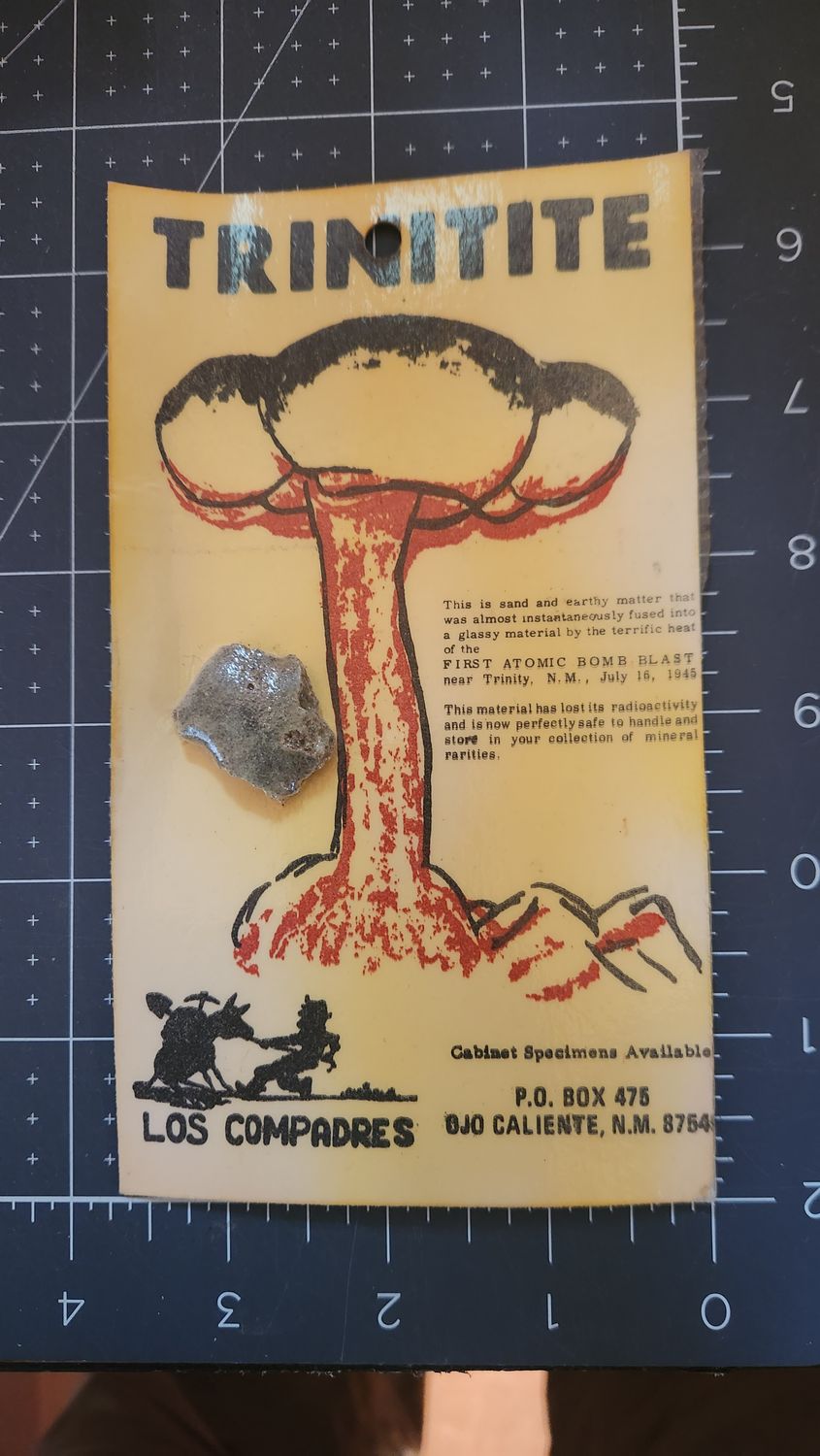 Antique TRINTITE placard