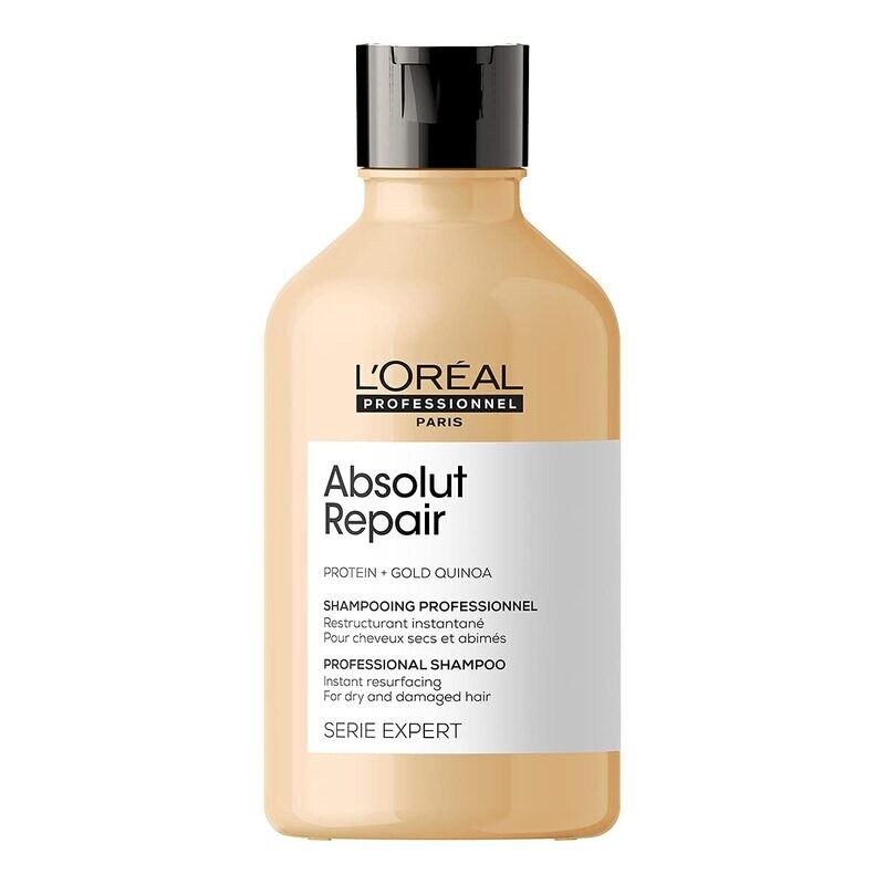 L&#39;Oréal Professionnel Serie Expert Absolut Repair Shampoo | for Dry and Damaged Hair| Provides Deep Conditioning &amp; Strength | with Gold Quinoa &amp; Wheat Protein