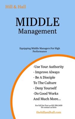 Middle Management- *$45/Session. Click here for cost details.