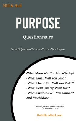 Purpose Questionnaire- *$155/Session. Click here for cost details.