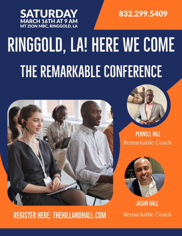 The REMARKABLE Conference- $20 Early Bird- Up to Feb, 16, 2024. Individual