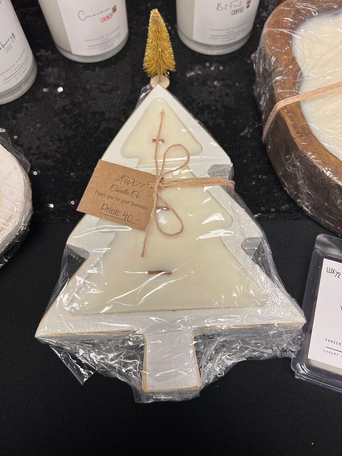 Sleigh Rides to Nowhere Tree Dough Bowl