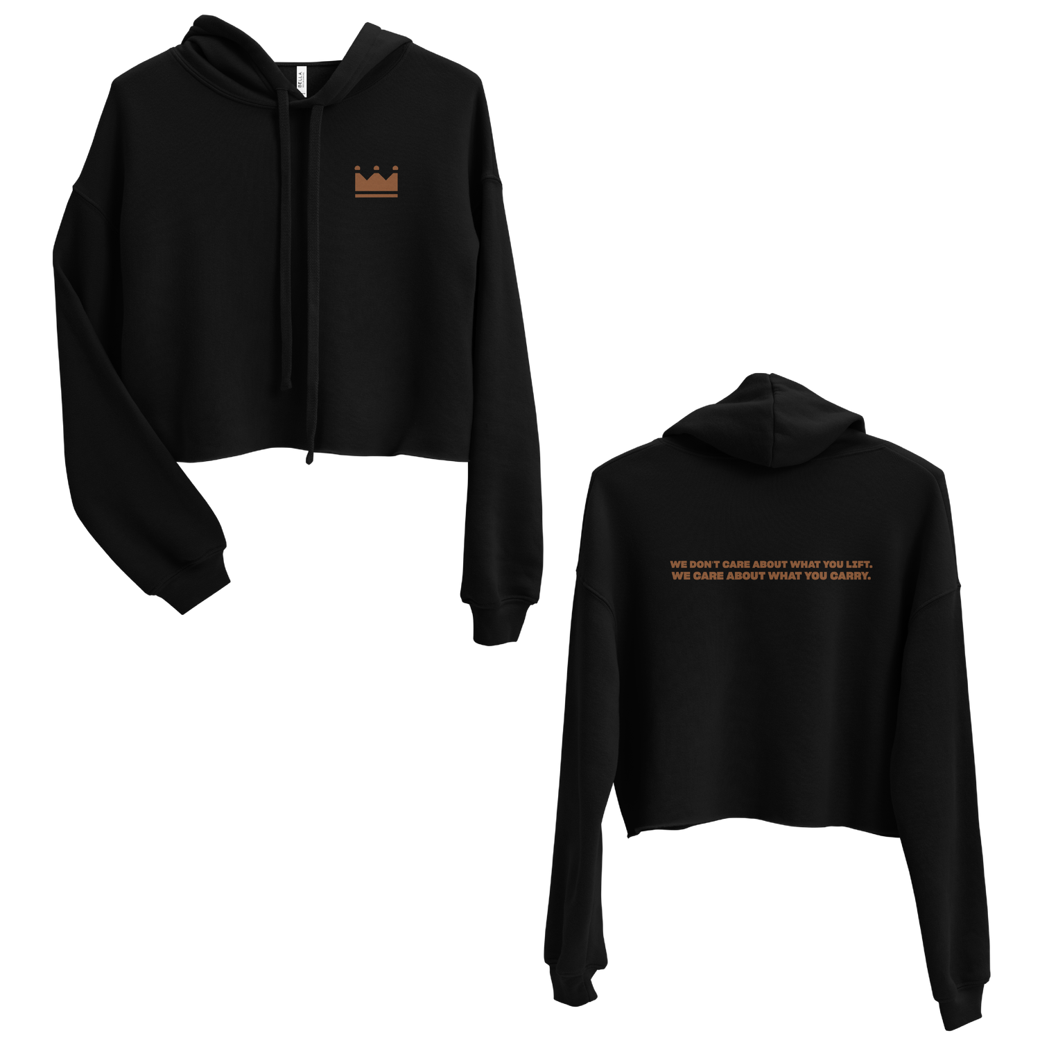 Cropped Pullover Hoodie