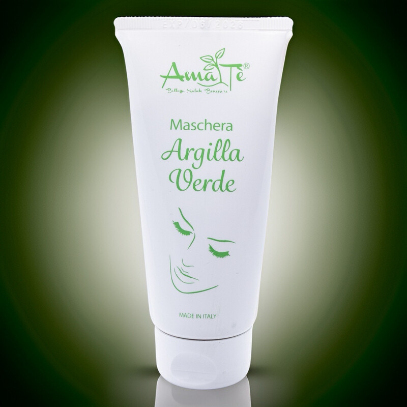 Maschera Viso all'Argilla Verde