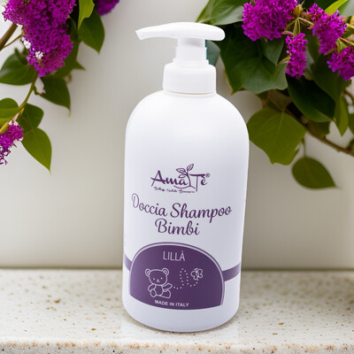 ​​Doccia Shampoo Bimbi 2 in 1 Corpo e Capelli 500 ml - Lillà