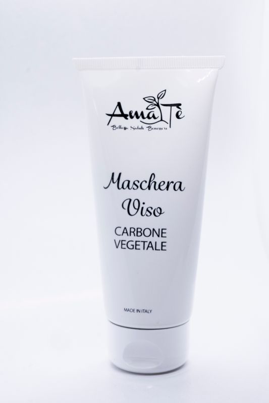 Maschera Viso al Carbone Vegetale