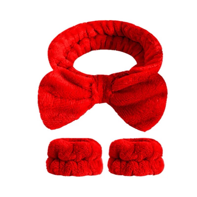 Fascia Elastica per Capelli + Polsini - Rossa
