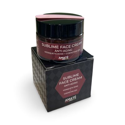 SUBLIME FACE CREAM ANTI-AGING MOSQUETA ROSE + COENZYME Q10 SUBLIME FACE CREAM ANTI-AGING MOSQUETA ROSE + COENZYME Q10