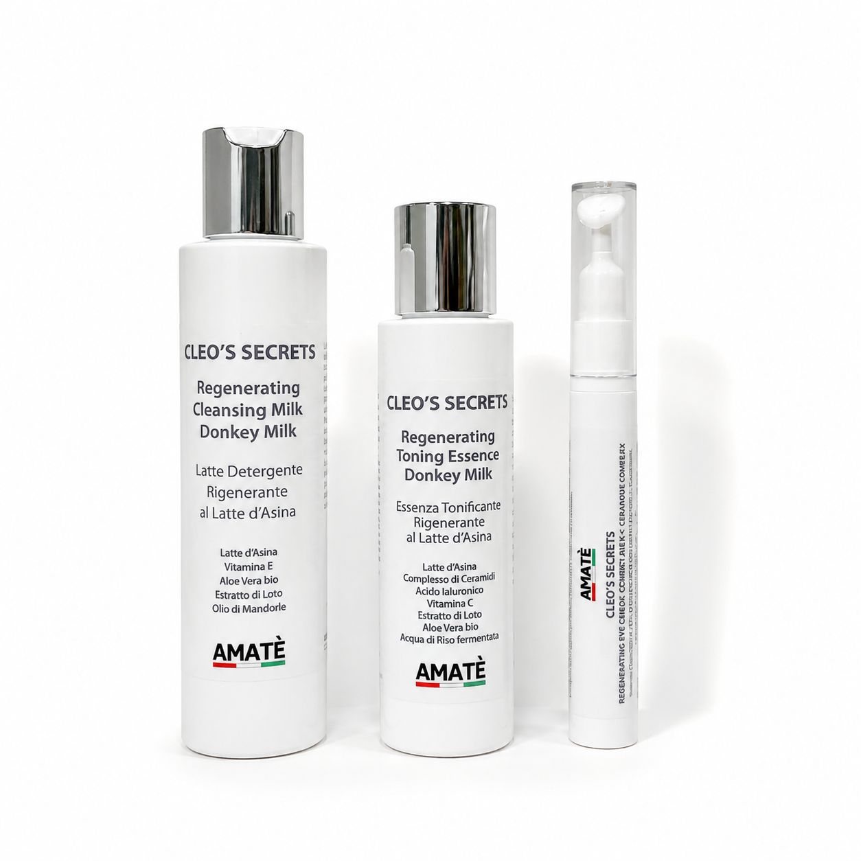 Routine Detersione Viso & Contorno Occhi Rigenerante al Latte d’Asina Routine Detersione Viso & Contorno Occhi Rigenerante al Latte d’Asina