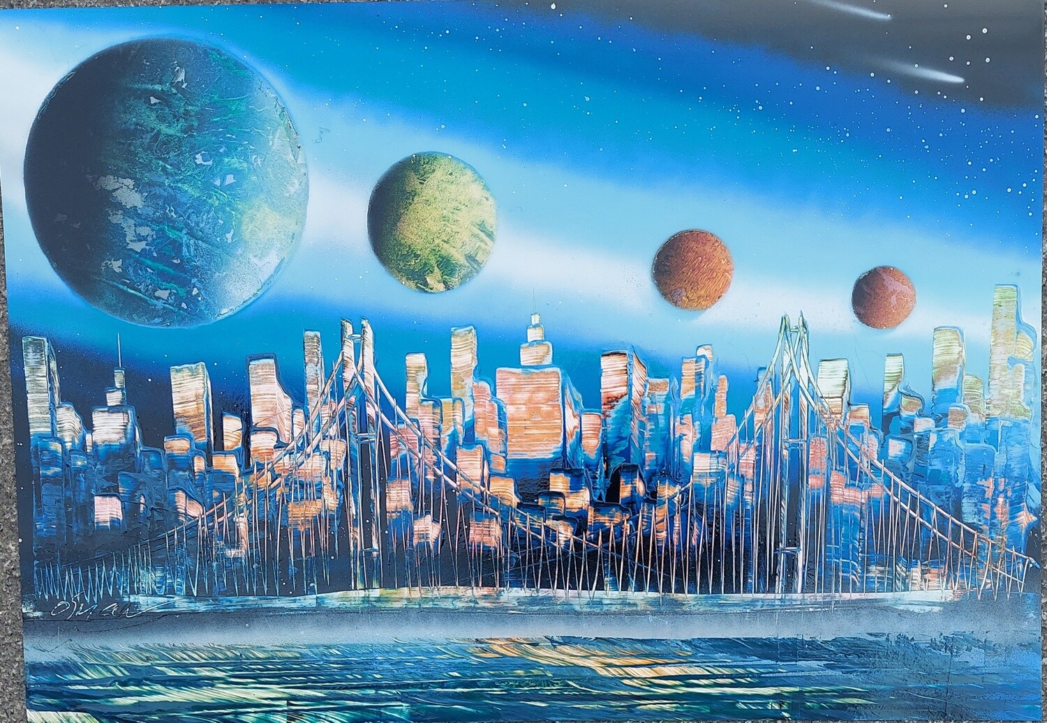 Galaxy skyline