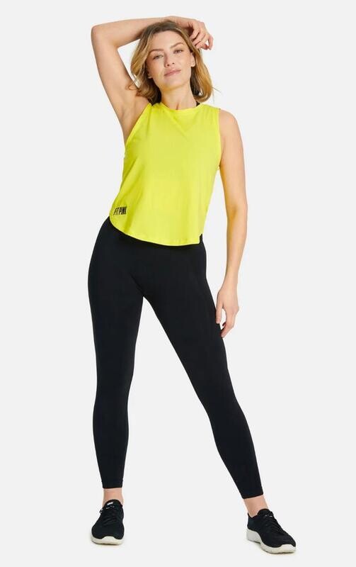 Knot Back Cotton Vest Yellow