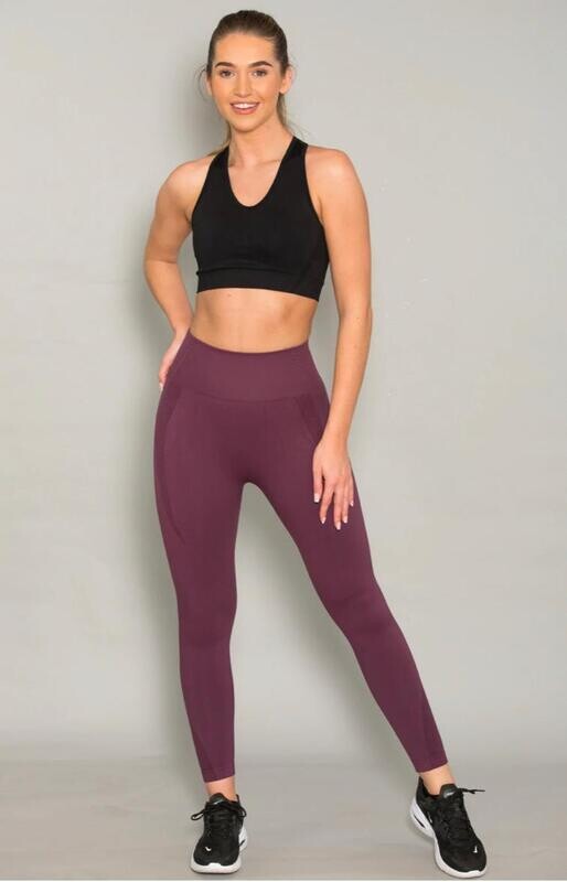 Seamless Compression Leggings V2 Purple