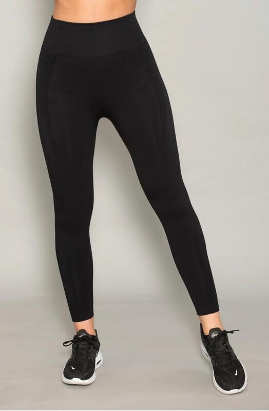 Seamless Compression Leggings Black