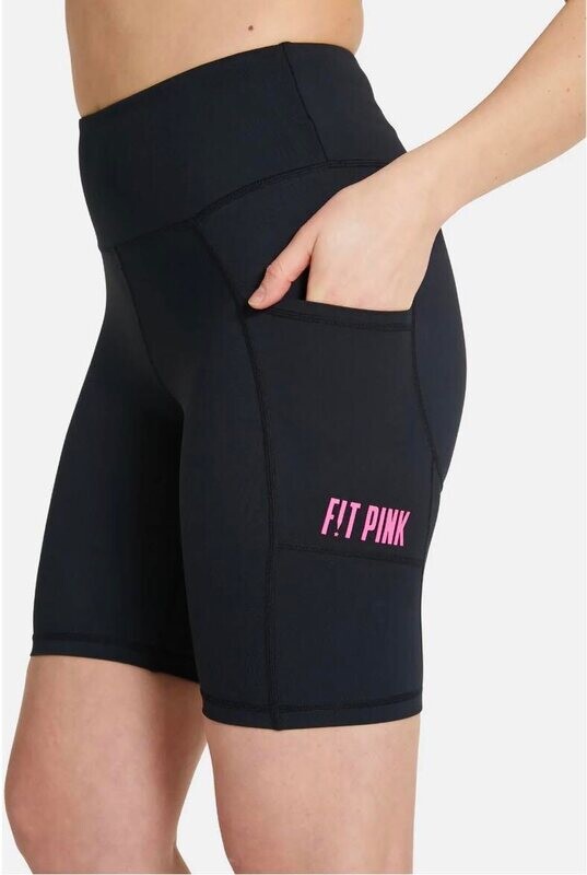 High Waisted V2 Black Cycle Shorts with Pockets