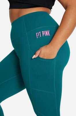 Elevate Leggings with Pockets in Vibrant Teal