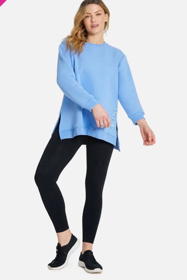 Crew Neck Sweatshirt in Sky Blue