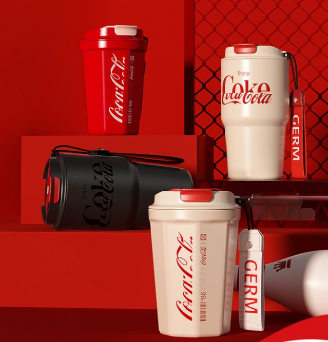 GERM (GERM) Coca-Cola co-branded coffee cup 390 ML &amp; 590 ML