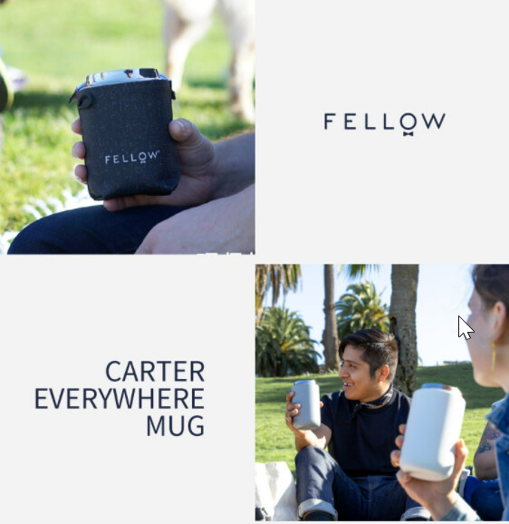 Fellow Coffee Mug - Portable coffee bottle