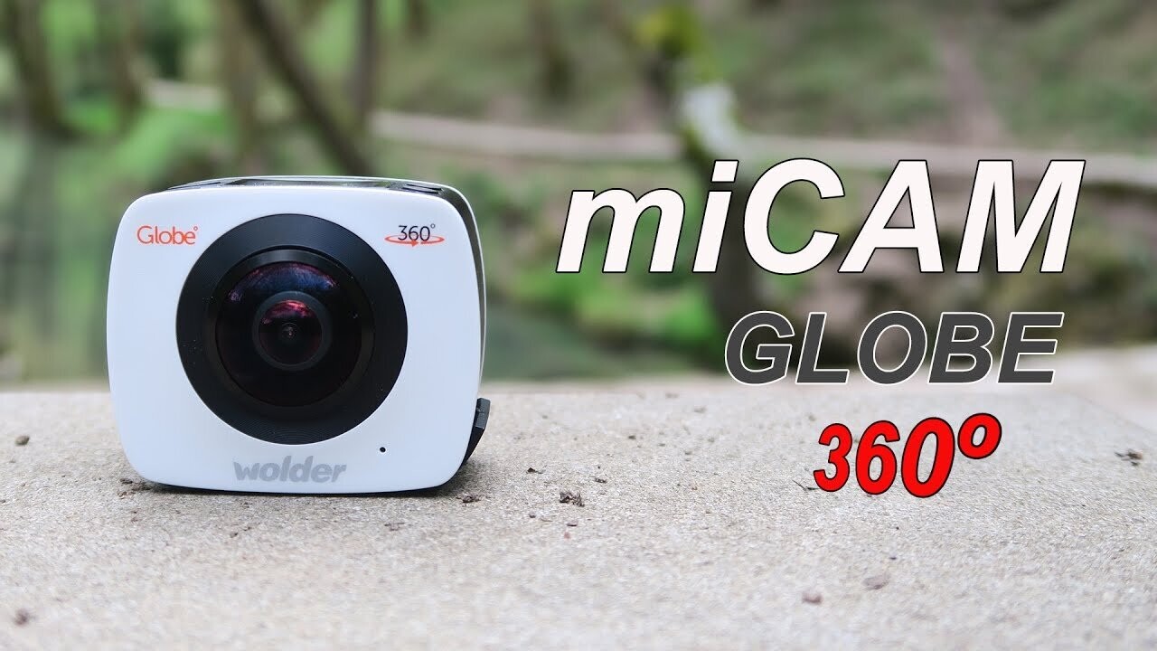 WOLDER - GLOBE MICAM - ENREGISTREMENT 360 ° (1920 X 960 30 FPS, 4 MPX, WIFI)